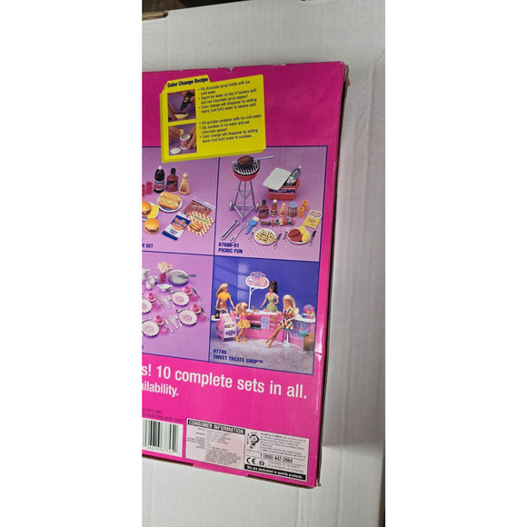 Barbie Sweet Treats Shop Cooking Color Change Magic Set 1998 NEW in Box - Picture 7 of 9